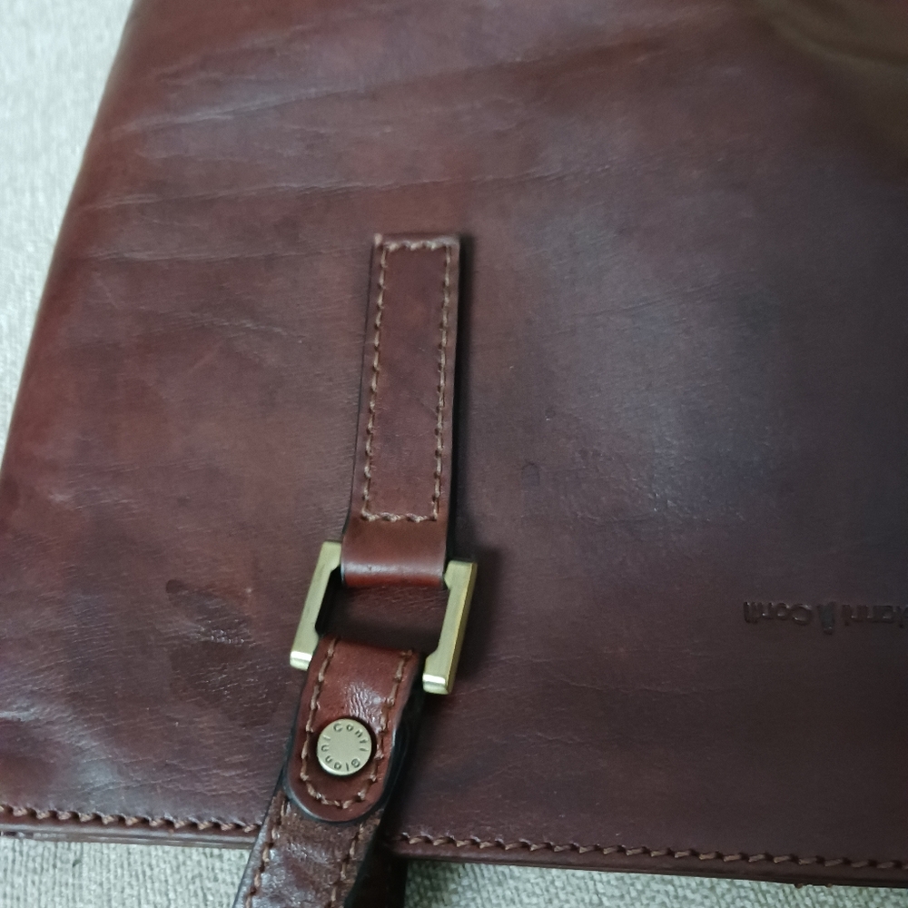 Gianni & Conii cognac leather shoulders bag - Picture 15 of 16